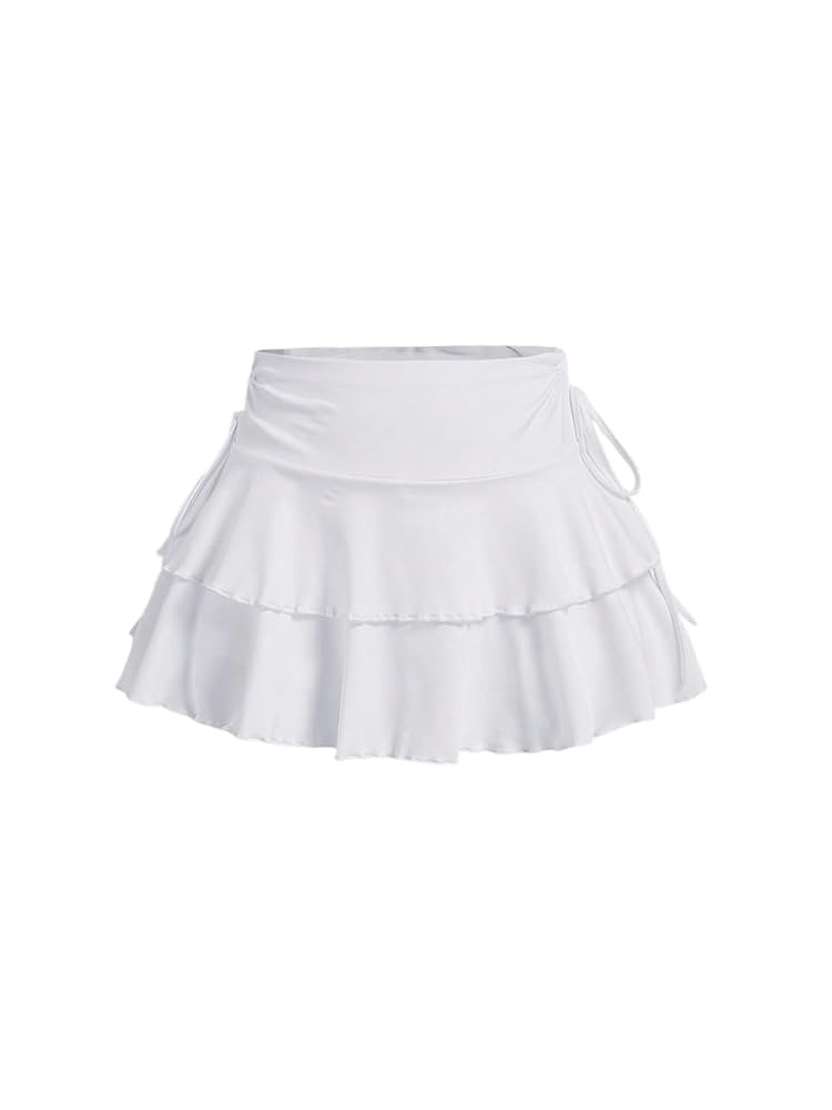 ELDINA Women's 2024 Casual Mini Skirts Summer Casual A-Line